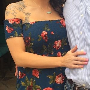 Strapless off shoulder floral maxi dress